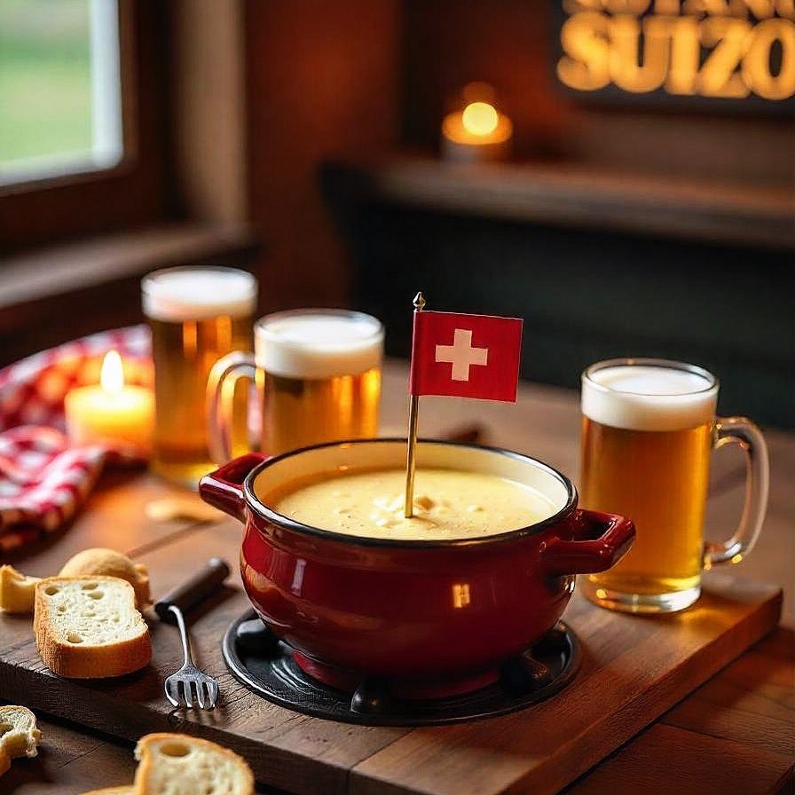 Fondue de queso — Sótano Suizo